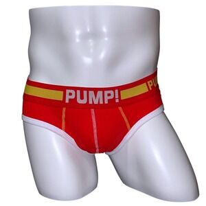 PUMP! Cotton Briefs Red/Yellow Size XXL (34-36) H69 NWT
